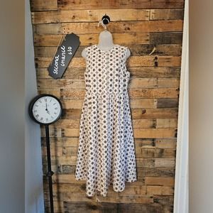 Croft & Barrow women's patterned smock maxi dress size S